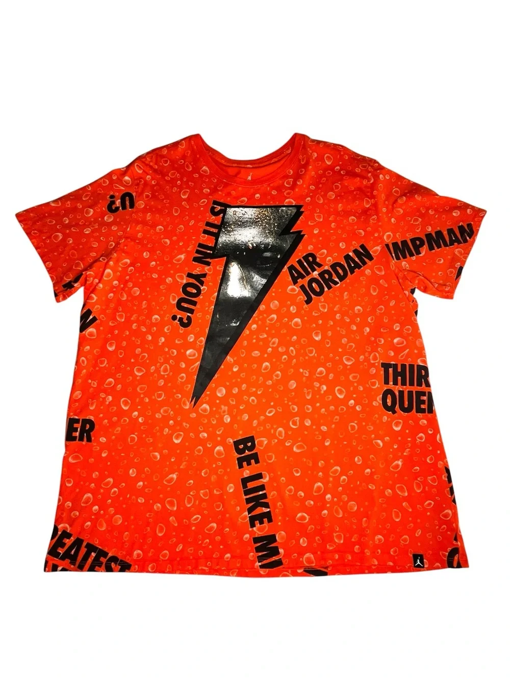 Jordan x Gatorade Be Like Mike Orange Graphic Tee 3XL AJ1165-819